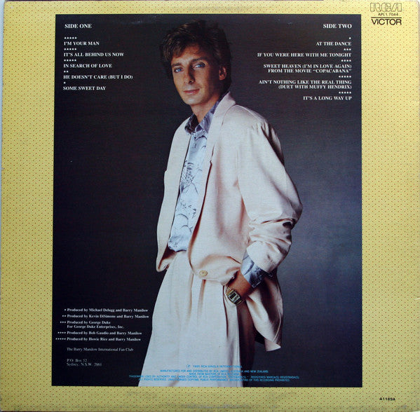 Barry Manilow : Manilow (LP, Album)