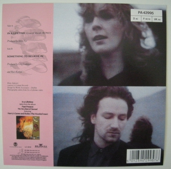 Clannad : In A Lifetime (7", Single, Pic, RE)