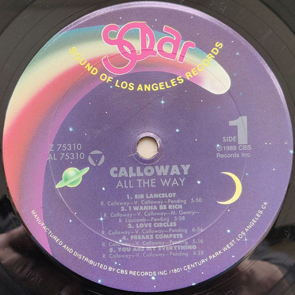 Calloway : All The Way (LP, Album)