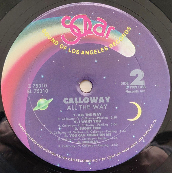 Calloway : All The Way (LP, Album)