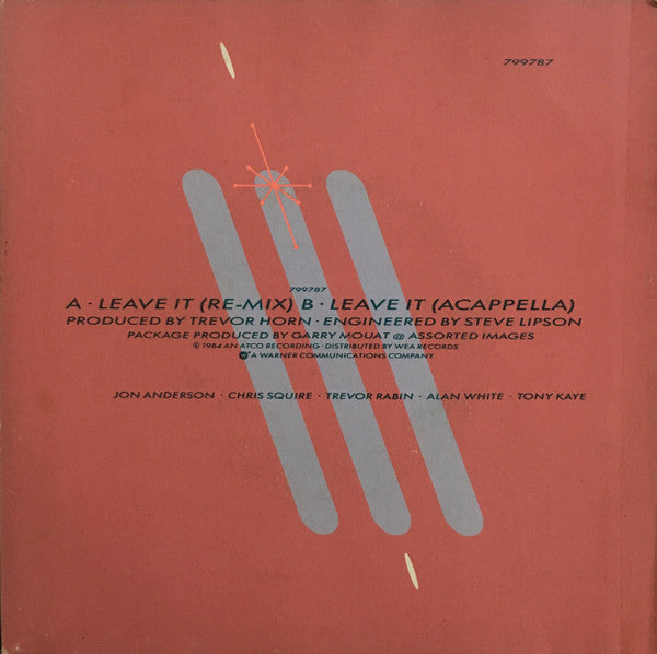 Yes : Leave It (7", Single)