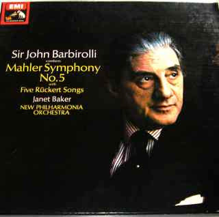 Gustav Mahler / Janet Baker, Sir John Barbirolli, New Philharmonia Orchestra : Symphony No. 5 / Five Rückert Songs (2xLP + Box)