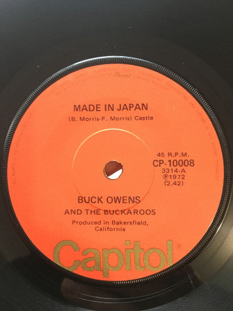 Buck Owens And His Buckaroos : Made In Japan (7&quot;, Single)