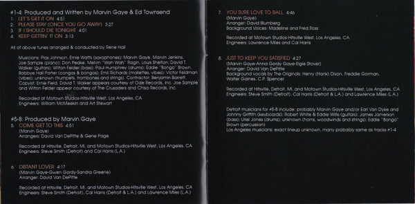Marvin Gaye : Let's Get It On (SACD, Hybrid, Multichannel, RE, RM, Sup)