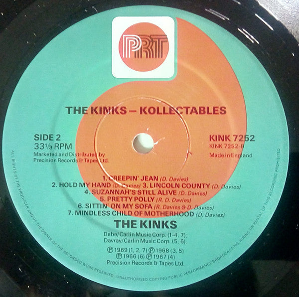 The Kinks : Kollectables (LP, Comp)