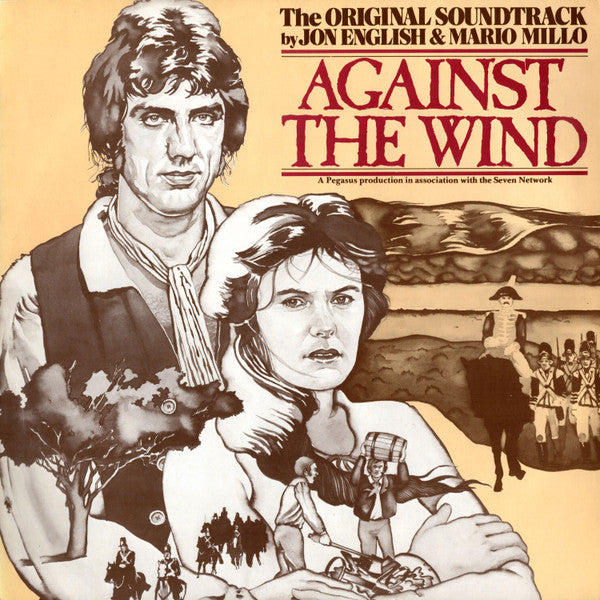 Jon English (3) &amp; Mario Millo : Against The Wind (LP, Sou)