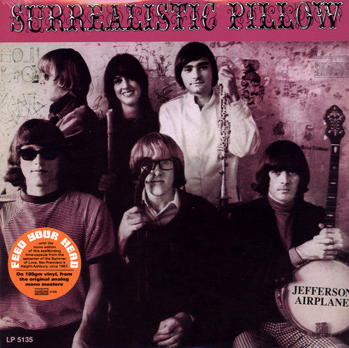 Jefferson Airplane : Surrealistic Pillow (LP, Album, Mono, RE, RP, Wes)