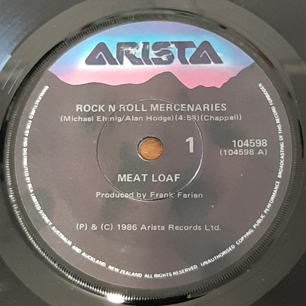 Meat Loaf : Rock N Roll Mercenaries (7", Single)