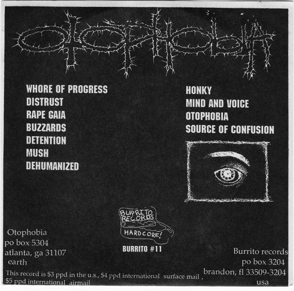 Otophobia : Source Of Confusion (7")