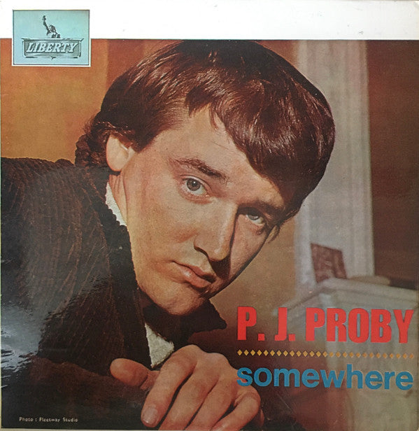 P.J. Proby : Somewhere (7", EP, Mono, RE)