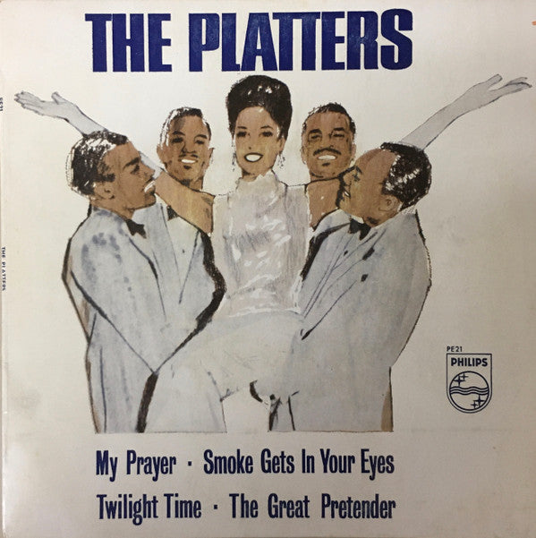 The Platters : My Prayer / Smoke Gets In Your Eyes / Twilight Time / The Great Pretender (7&quot;, EP, Mono)