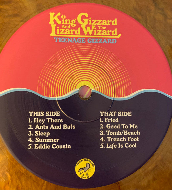 King Gizzard And The Lizard Wizard : Teenage Gizzard (LP, Comp, Ltd, Gol)