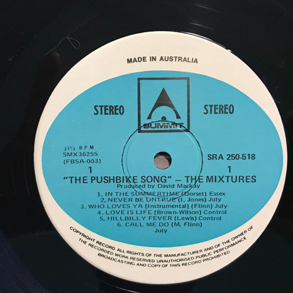 The Mixtures : The Pushbike Song (LP)