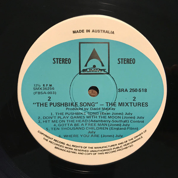 The Mixtures : The Pushbike Song (LP)