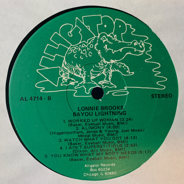 Lonnie Brooks : Bayou Lightning (LP, Album)