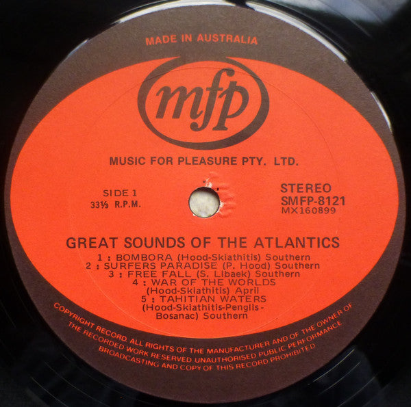 The Atlantics : Great Surfing Sounds Of The Atlantics (LP, Comp)