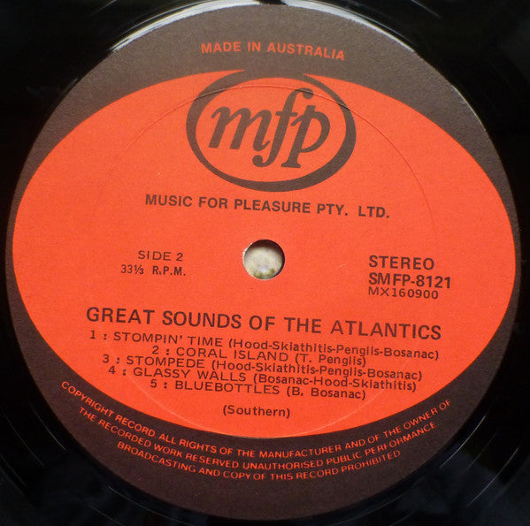 The Atlantics : Great Surfing Sounds Of The Atlantics (LP, Comp)