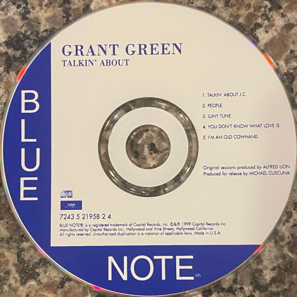 Grant Green : Talkin' About! (CD, Album, RE)