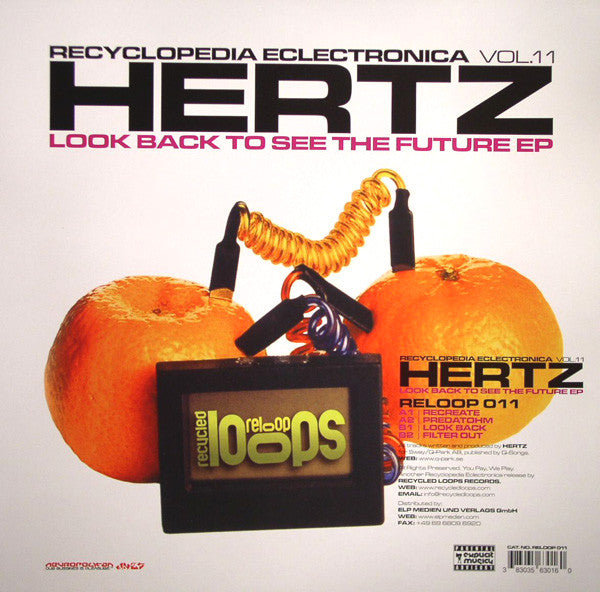 Hertz : Look Back To See The Future EP (12", EP)