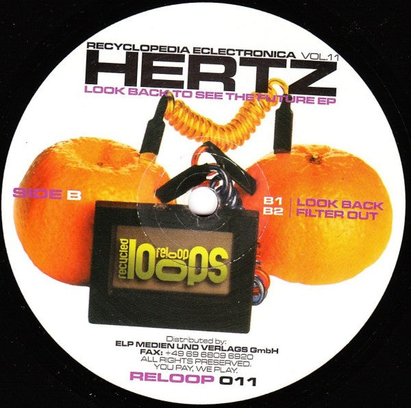 Hertz : Look Back To See The Future EP (12", EP)