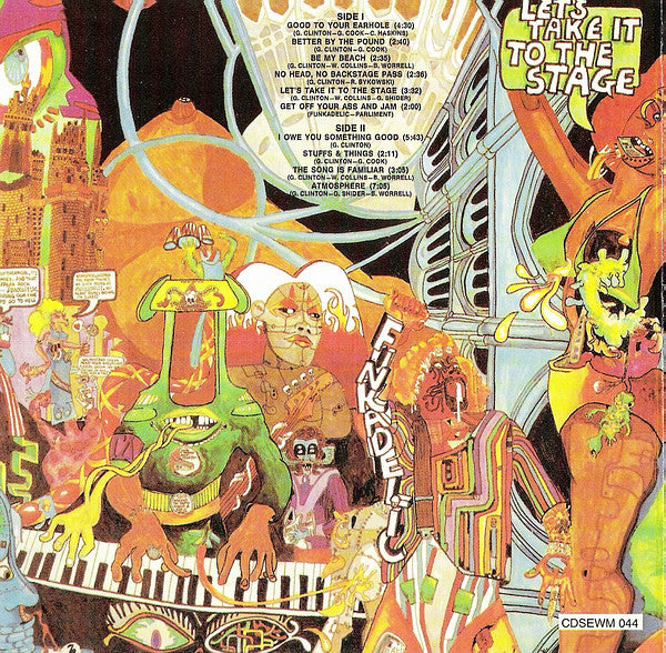 Funkadelic : Let's Take It To The Stage (CD, Album, RE)