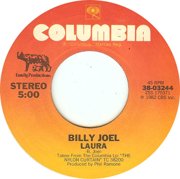 Billy Joel : Pressure (7", Single, Styrene, Ter)
