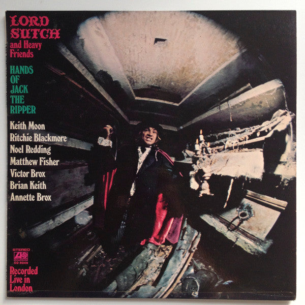 Lord Sutch And Heavy Friends : Hands Of Jack The Ripper (LP, Album)