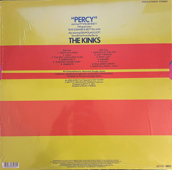 The Kinks : "Percy" (LP, Album, Ltd, Pic, RE)