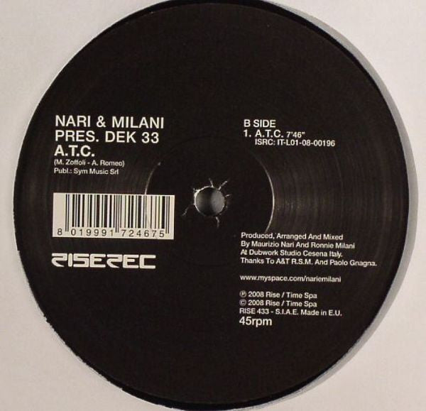 Nari & Milani Pres. Dek 33 : Real Think (12")