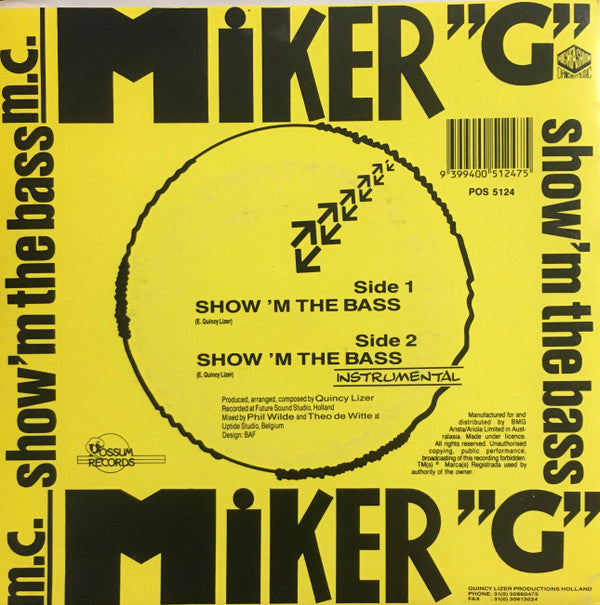 MC Miker G : Show 'M The Bass (7", Single)
