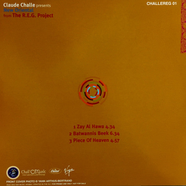 Claude Challe Presents The R.E.G. Project : New Oriental (12", S/Sided, Promo)