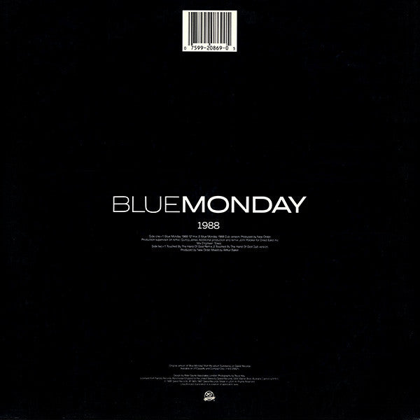 New Order : Blue Monday 1988 (12", Maxi, SRC)