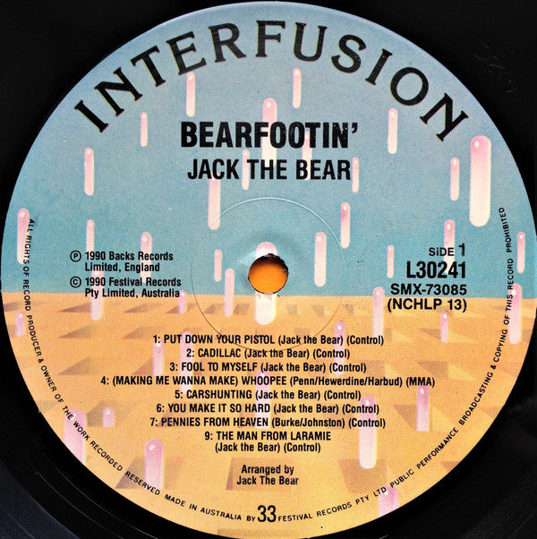 Jack The Bear (3) : Bearfootin' (LP, Album)