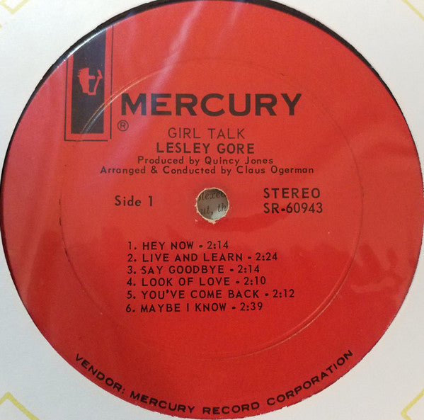 Lesley Gore : Girl Talk (LP, Album)