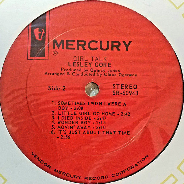 Lesley Gore : Girl Talk (LP, Album)