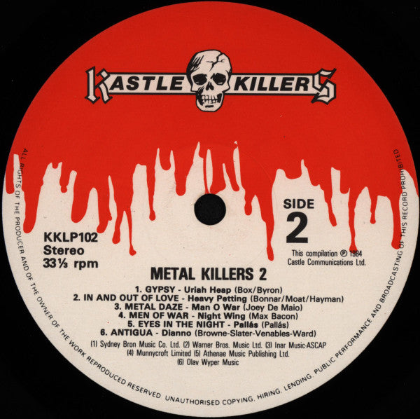 Various : Metal Killers II (LP, Comp)