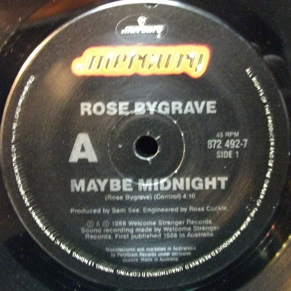 Rose Bygrave : Maybe Midnight (7", Single)