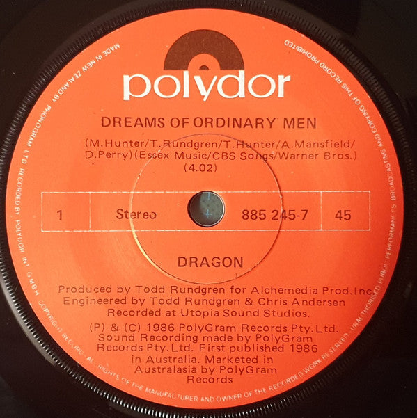 Dragon (5) : Dreams Of Ordinary Men (7&quot;, Single)