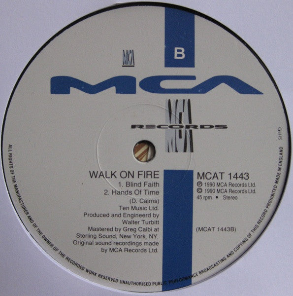 Walk On Fire : Crime Of Loving You (12", Pic)