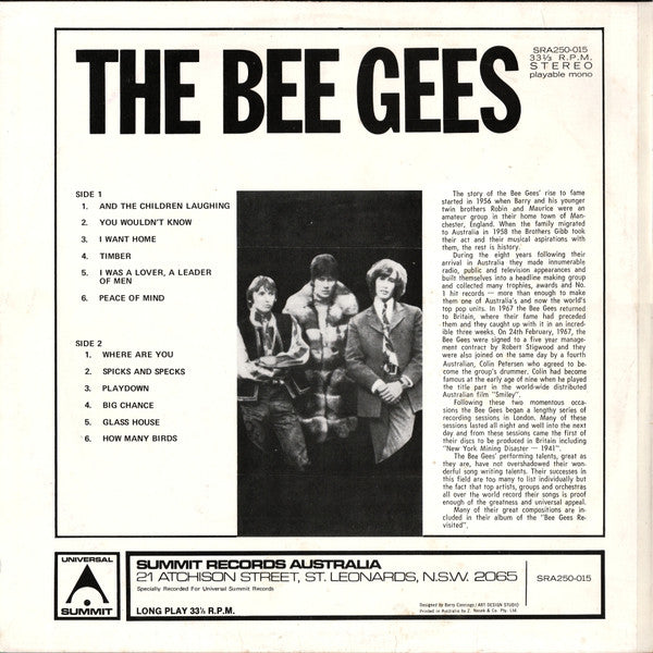 Bee Gees : Bee Gees (LP, Comp)