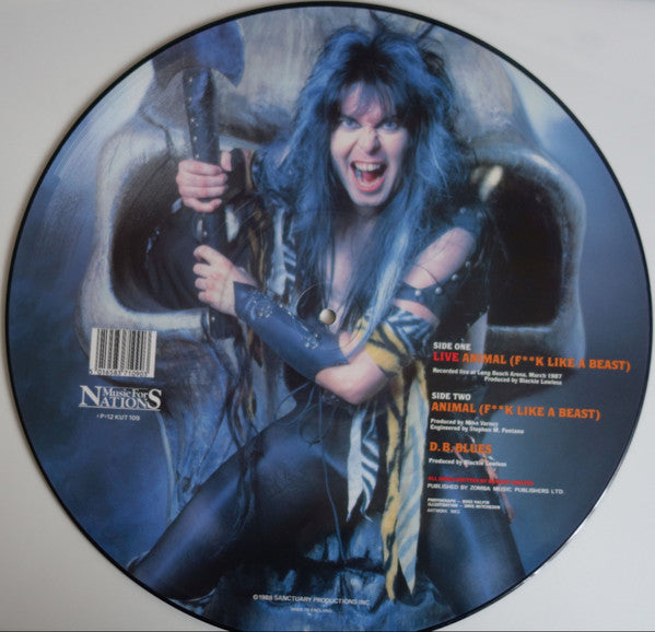 W.A.S.P. : Live Animal (F**k Like A Beast) (12", Pic)