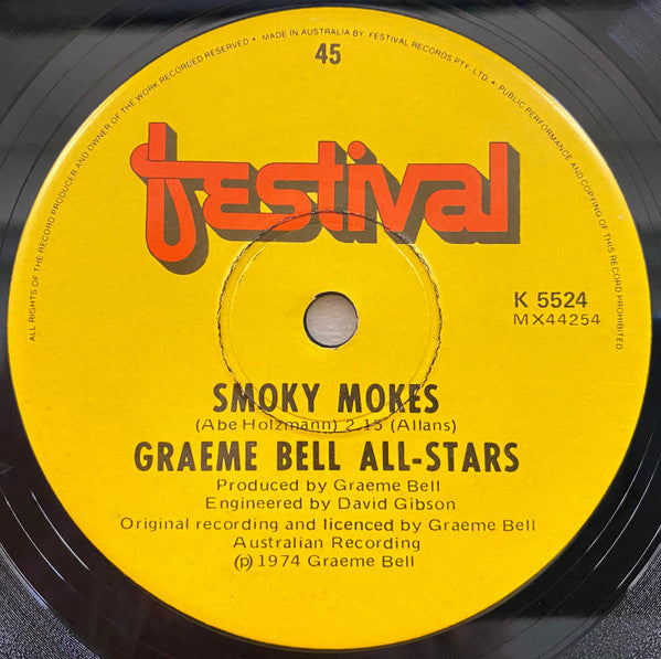 Graeme Bell All Stars : The Entertainer (Theme From "The Sting") (7", Single)