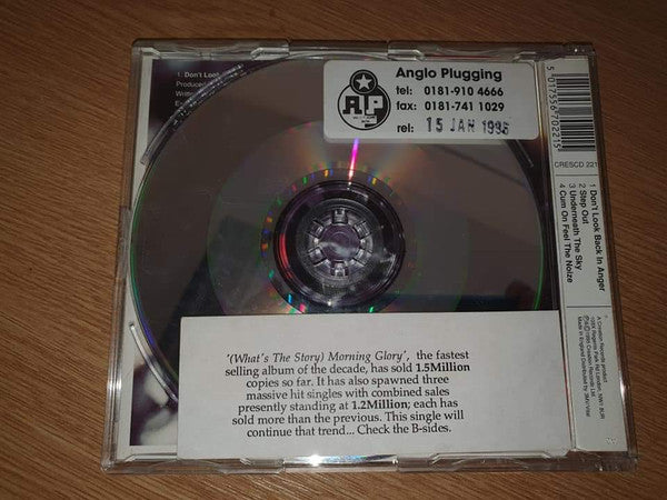 Oasis (2) : Don't Look Back In Anger (CD, Maxi, Promo)