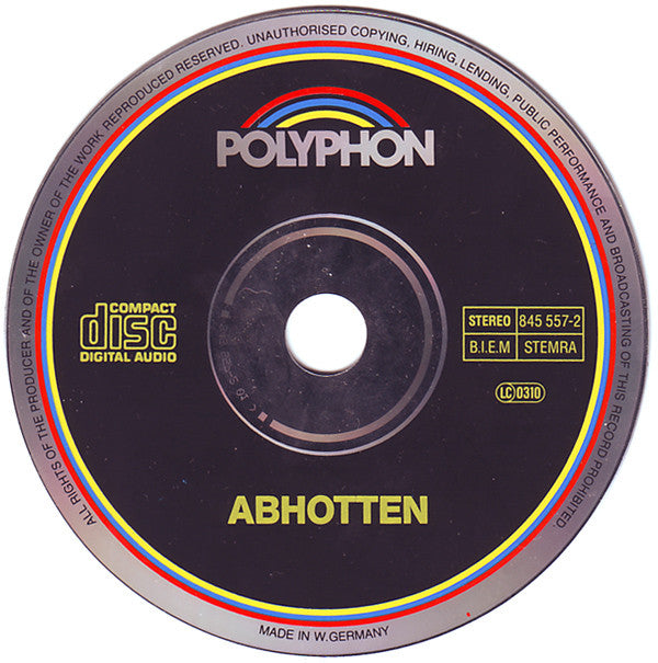 Various : Abhotten (CD, Comp)