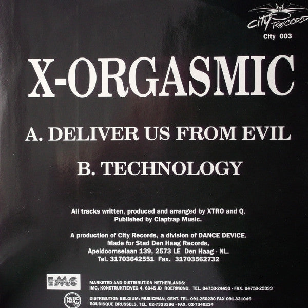 X-Orgasmic : Deliver Us From Evil (12")