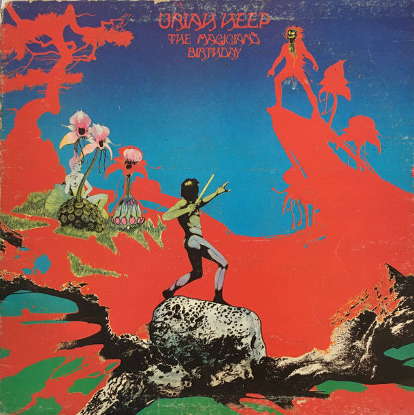 Uriah Heep : The Magician&#39;s Birthday (LP, Album, Gat)