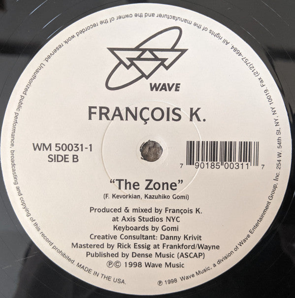 François K.* : Time And Space (12", Single)