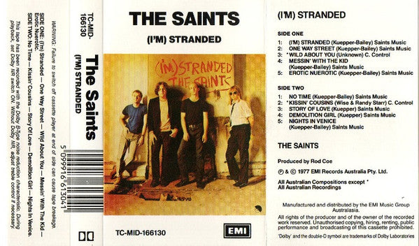 The Saints (2) : (I'm) Stranded (Cass, Album)