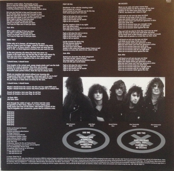 Slammer (5) : The Work Of Idle Hands... (LP, Album)