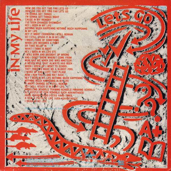 Divinyls : In My Life (7", Single, Ltd)